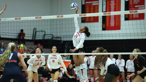 Brooklynne Brass records a kill against Illinois