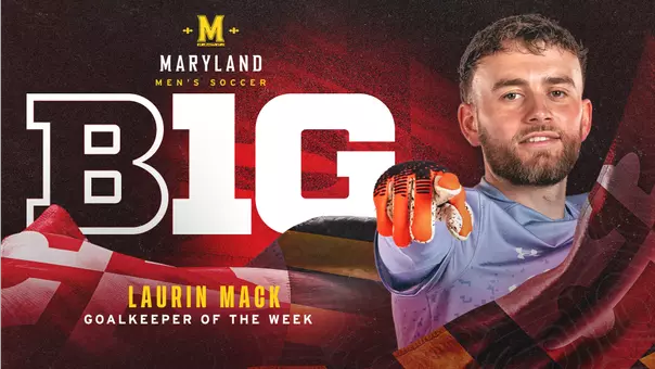 Laurin Mack B1G Goalkeeper of the Week