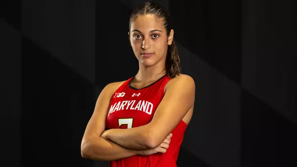 Elly Di Paola Poses At Maryland Field Hockey Content Day