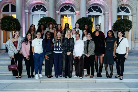 Maryland Women's Basketball Team
Photos from Maryland Women's Basketball at US Embassy in Paris, FR on Thursday, Oct. 29, 2026.
Mackenzie Miles/Maryland Terrapins