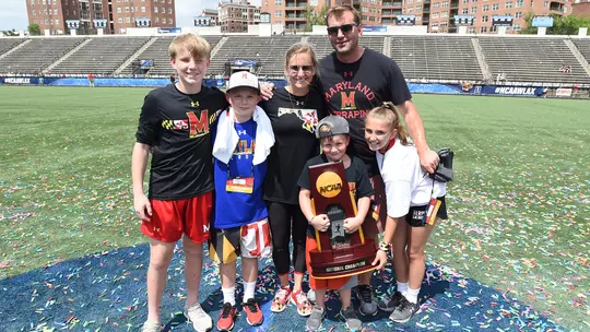 The Reese family celebrating the 2019 NCAA Championship victory
