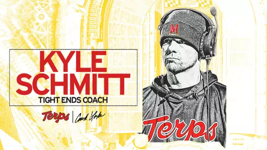 Kyle Schmitt tight ends coach hire graphic 2026
