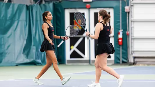 Diya Challa and Tamari Gagoshidze at JTCC Old Dominion