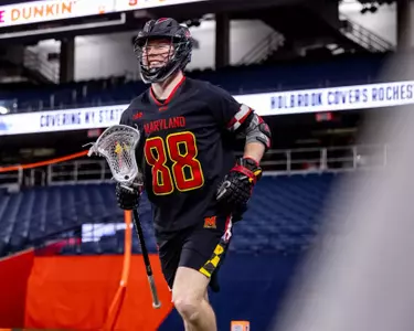 Attacker Hamish McPherson (88)
Maryland Terrapins Men's Lacrosse vs Syracuse Orange at JMA Wireless Dome in Syracuse, NY on Friday, Feb. 13, 2026.
Mackenzie Miles/Maryland Terrapins