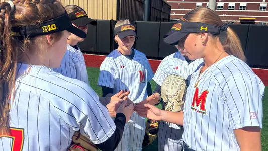 Maryland Softball Huddle