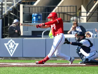 Utility Player David Mendez (9)
Maryland Terrapins Baseball vs UNC Wilmington Seahawks at Alumni Field in Wilmington, NC on Saturday, Feb. 14, 2026. Kate Eagen/Maryland Terrapins