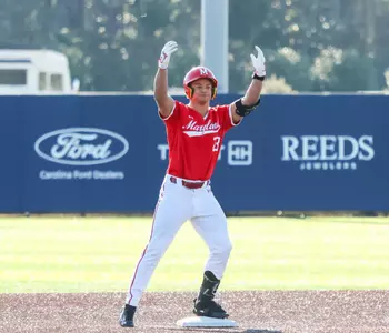 Outfielder Bud Coombs (23)
Maryland Terrapins Baseball vs UNC Wilmington Seahawks at Alumni Field in Wilmington, NC on Saturday, Feb. 14, 2026. Kate Eagen/Maryland Terrapins