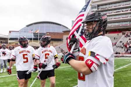 Face-Off Specialist/Midfielder Kyle Hata (48)
Maryland Terrapins Men's Lacrosse vs Princeton Tigers at SECU Stadium in College Park, MD on Saturday, Feb. 21, 2026.
Mackenzie Miles/Maryland Terrapins