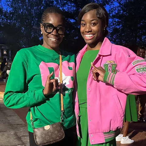 Mir McLean and her mom