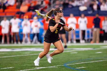 Attacker Keeley Block (6)
Maryland Terrapins Women's Lacrosse vs Syracuse Orange at JMA Wireless Dome in Syracuse, NY on Friday, Feb. 6, 2026.
Rose Fernandes/Maryland Terrapins