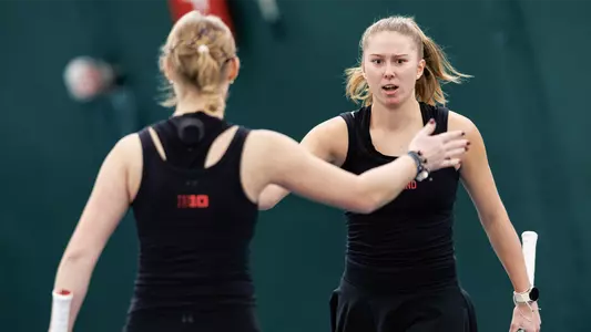 Magdalena Baniak and Oliwia Orlinska at William and Mary