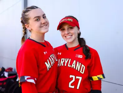 Pitcher Caitlin Olensky (88) and Infielder Logan Turner (27)
Maryland Terrapins Softball vs CSU Bakersfield Roadrunners at UCF Softball Complex in Orlando, FL on Saturday, Feb. 7, 2026.
Jon Rose