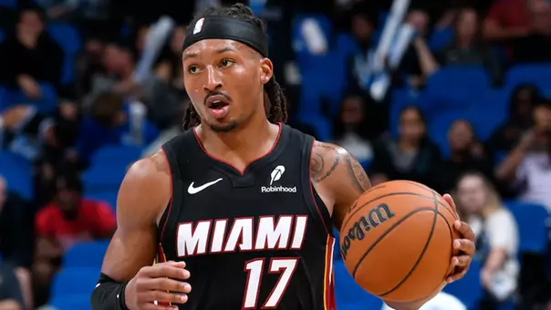 Jahmir Young action shot Heat