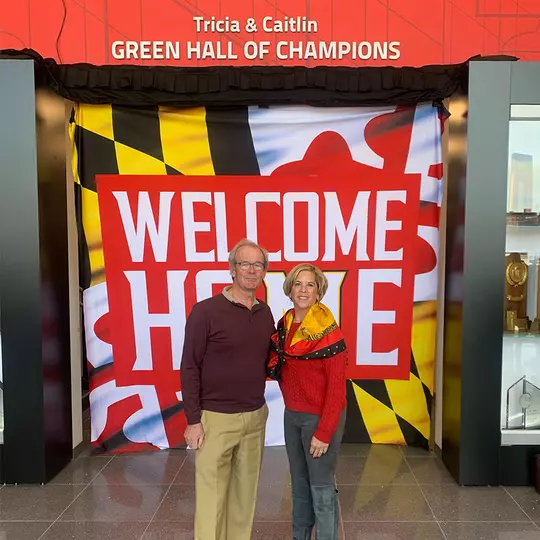Martin & Tricia Green at the opening of the new Field Hockey and Lacrosse Complex in 2024