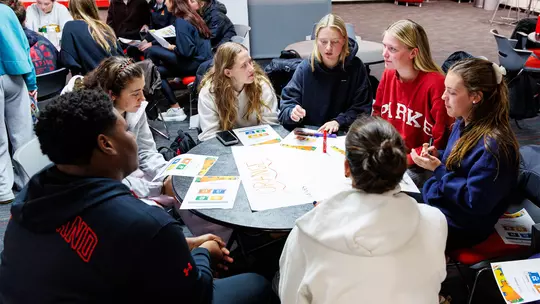 Maryland student-athletes participating in the the 2026 Maryland Made Leadership Academy program
