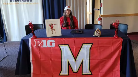 Gianna Ruffing at her signing day ceremony