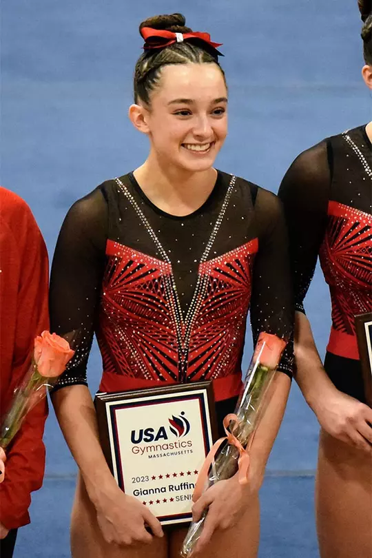 Gianna Ruffing as a youth gymnast