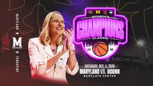 Brenda Frese on the Women's Champions Classic graphic