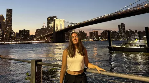 Tamari Gagoshidze traveling through Europe