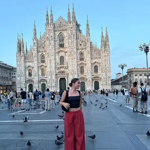 Tamari Gagoshidze traveling through Europe