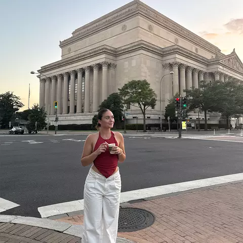 Tamari Gagoshidze traveling through Europe