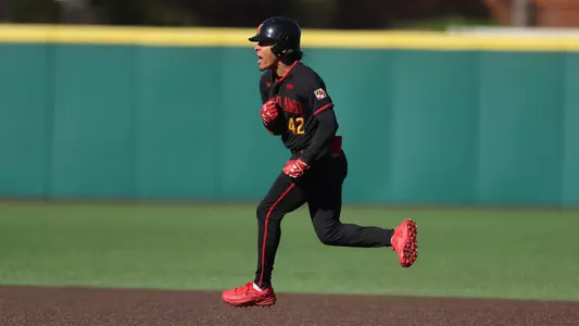 Brayden Martin Celebrates a Homer Against USC