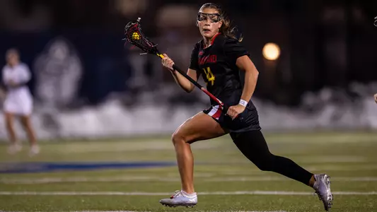 Kori Edmondson clears a ball at Georgetown