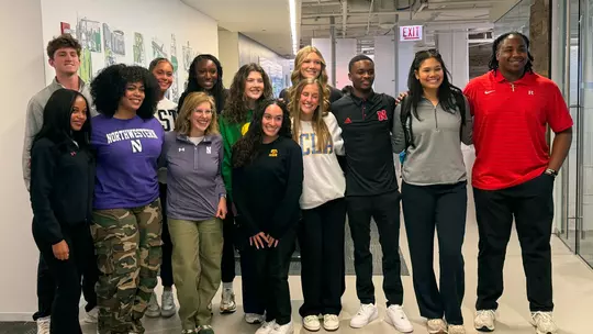 Photo of Jasmine Sharps during the CBS Sports Immersion Program.