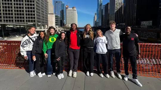 Photo of Jasmine Sharps during the CBS Sports Immersion Program.
