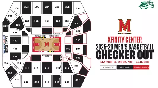Checker XFINITY Seating Map
