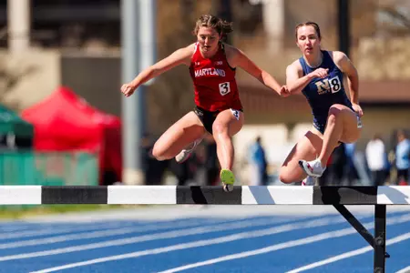 Cayden Justice competes at Navy