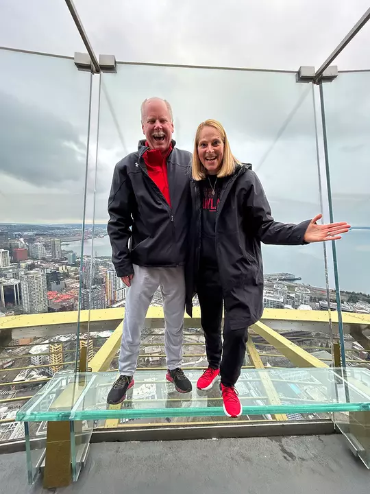 Scott Wilson and Brenda Frese