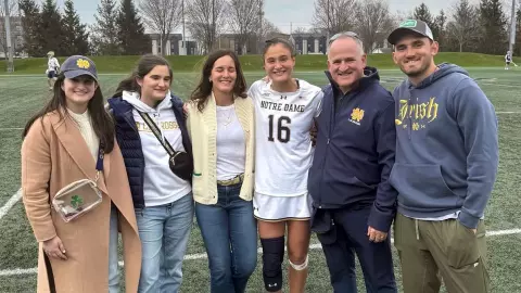 Kristen Shanahan with her family