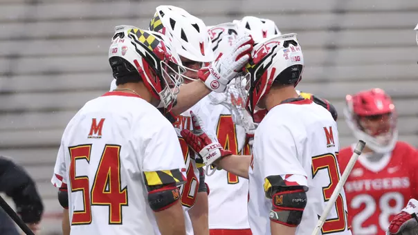 Maryland Celebrates A Goal Against Rutgers In The Big Ten Tournament