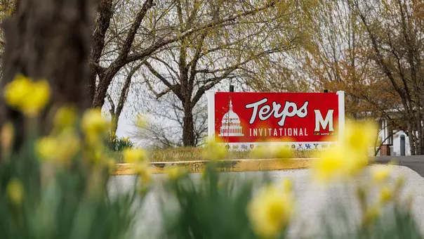 Terps Invitational signage