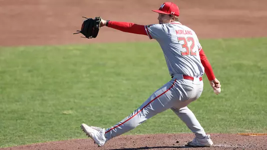 Nic Morlang Pitches Against UMBC