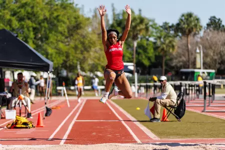 Payton Jones competes at the UCF Black and Gold Meet