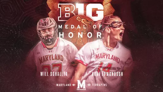 Edmondson, Schaller Awarded Maryland’s 2026 Big Ten Medal Of Honor, Student-Athlete Of The Year Accolades