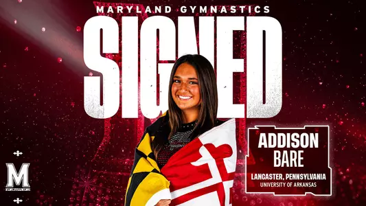 Addison Bare Signed Gymnastics Graphic