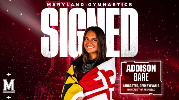 Addison Bare Signed Gymnastics Graphic