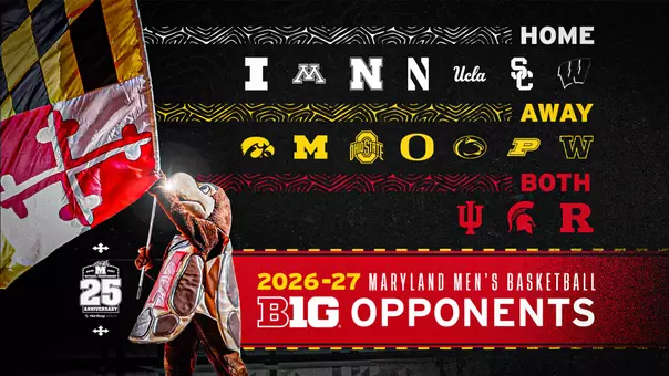 2026-27 Men's Basketball Home And Away Opponents Graphic