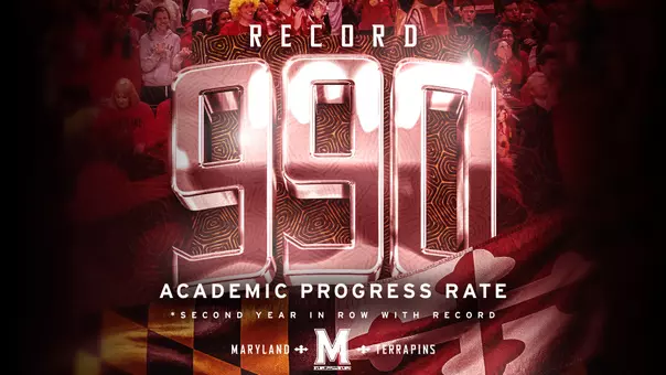 Maryland Sets School Record With Highest Academic Progress Rate Score