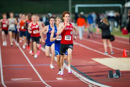 Calvin Kilgallon competes at the Kehoe Twilight Meet