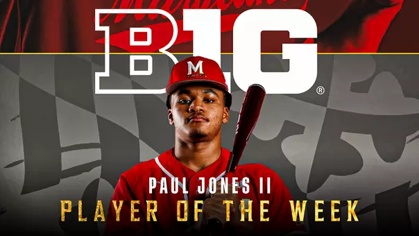 Paul Jones II Big Ten Player of the Week graphic