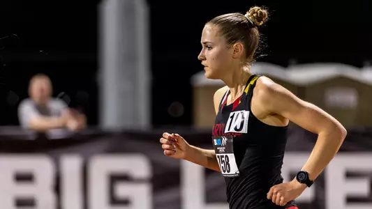 Rose Coats competes at the Big Ten Track and Field Championships