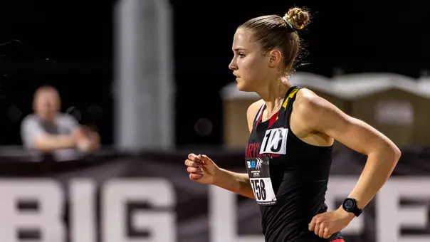 Rose Coats competes at the Big Ten Track and Field Championships
