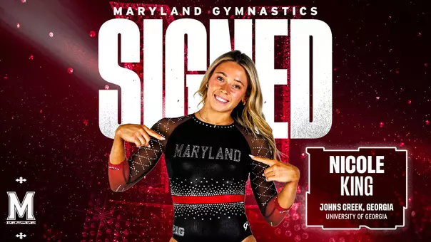 Nicole King Signed Gymnastics Graphic