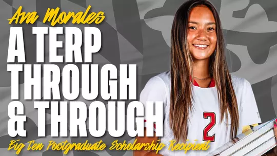 Ava Morales Recognized With Post-Grad Scholarship By Big Ten