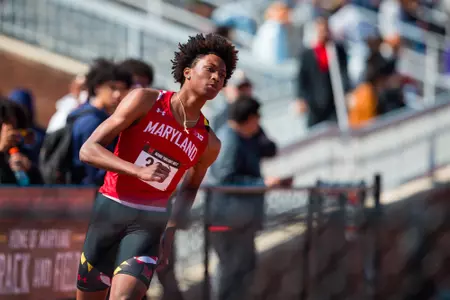 De'Tavious Graves competes at the Kehoe Twilight Meet