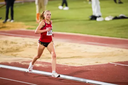 Rose Coats competes at the Kehoe Twilight meet